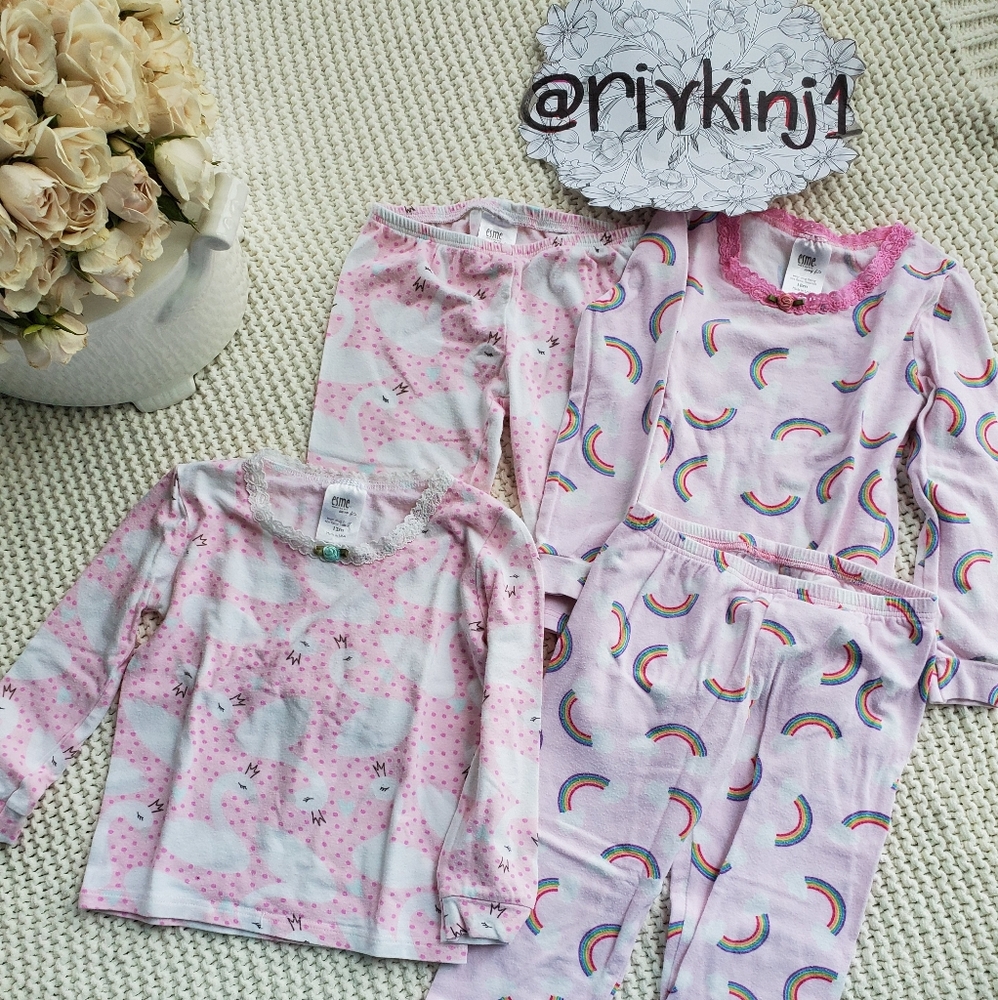 Esme Baby girl pajamas Size 12 and 18 months